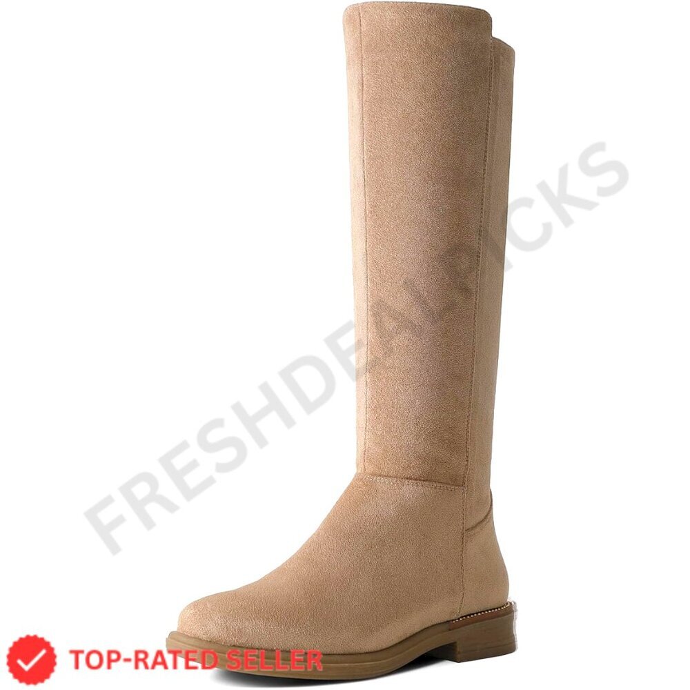 Brand New Shoe'N Tale Boots 6.5 Tan Knee High